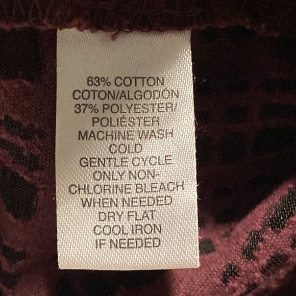 Loft Maroon See Through Pattern - Picture 8 of 8